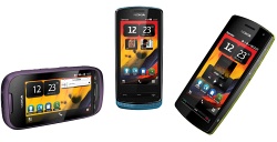 Chytré telefony Nokia 701, 700, 600