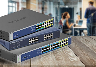 Nové firemní přepínače NETGEAR s podporou PoE
